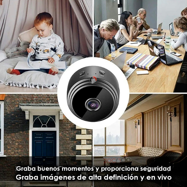 📷 Mini Cámara Inalámbrica WiFi 2.4 GHz