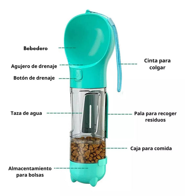 🐾🐾🐾🐾BOTELLA MULTIFUNCIONAL PARA MASCOTA🐾🐾🐾🐾