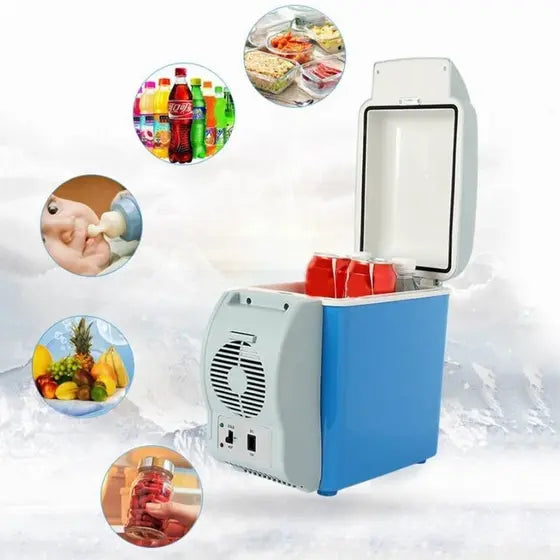 ❄️🔥 Mini Nevera Portátil 7L – Calienta y Enfría donde quieras